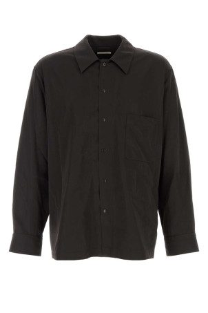 Dark brown wool blend shirt LEMAIRE (SH1302LF1668)