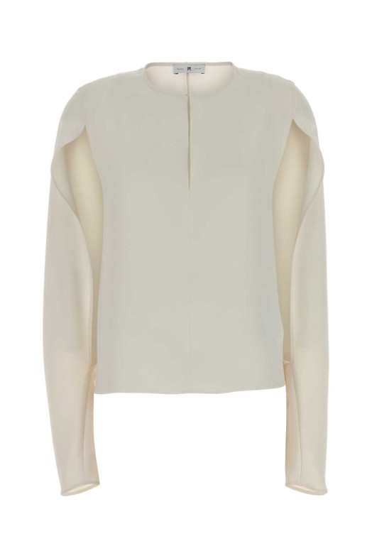 Ivory jersey Grazie blouse PT TORINO (TW6SBL170STDMN10)
