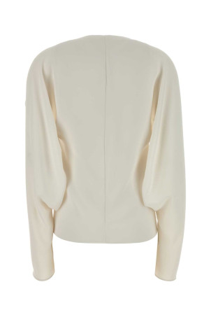 Ivory jersey Grazie blouse PT TORINO (TW6SBL170STDMN10)