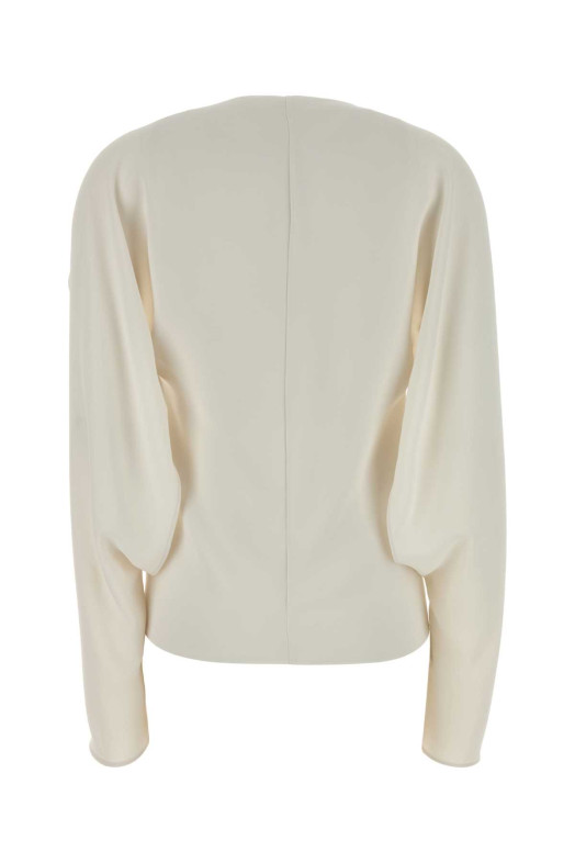 Ivory jersey Grazie blouse PT TORINO (TW6SBL170STDMN10)