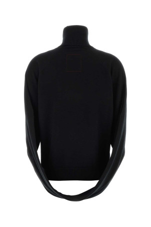 Black cashmere Wrap sweater UMA WANG (UK7132)
