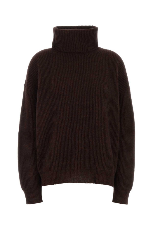 Chocolate wool Raccoon sweater UMA WANG (UK7163)