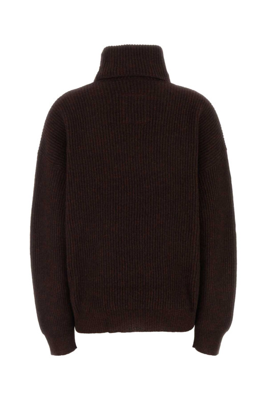 Chocolate wool Raccoon sweater UMA WANG (UK7163)