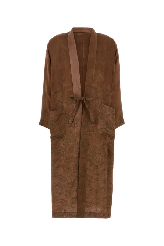Antiqued pink viscose Corry coat UMA WANG (UW8051)