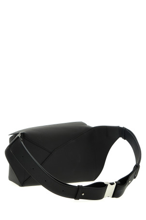 'Puzzle' small fanny pack Black