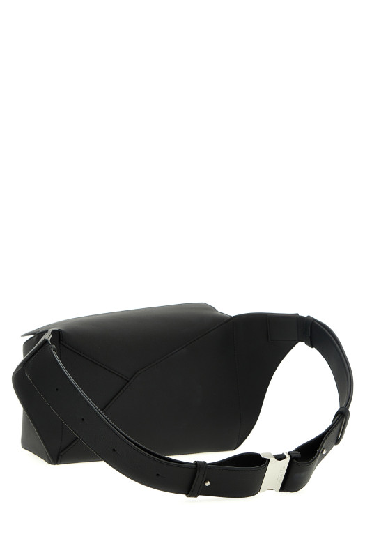'Puzzle' small fanny pack Black