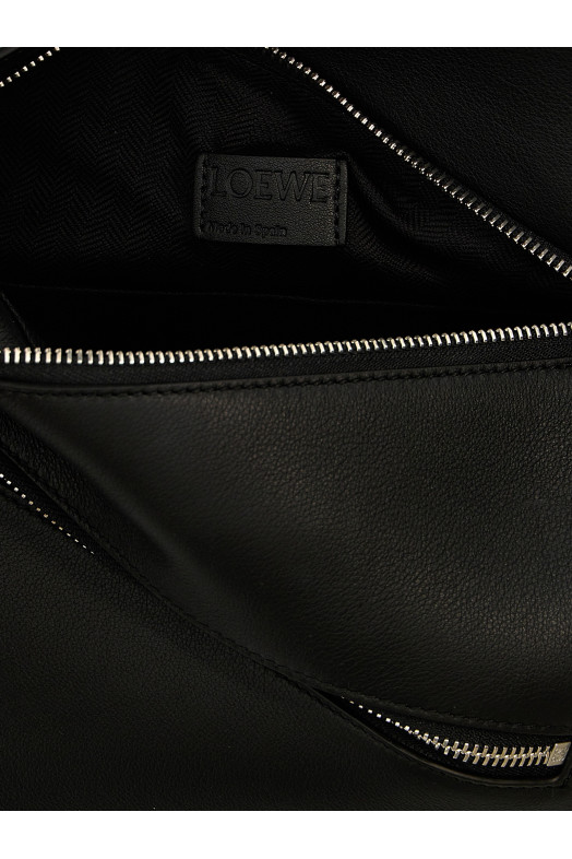 'Puzzle' small fanny pack Black