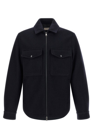 Wool overshirt Blue