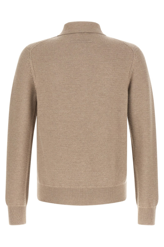 Футболка-поло Oasi Cashmere, бежевого цвета ZEGNA UIK74A4145N92