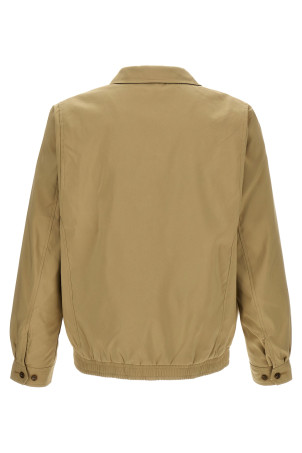 Logo jacket Beige