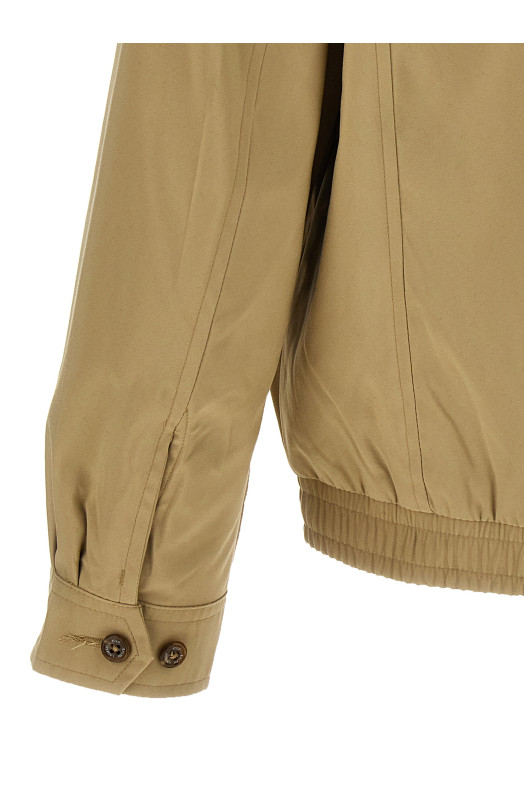 Куртка с логотипом, бежевая POLO RALPH LAUREN 710548506002