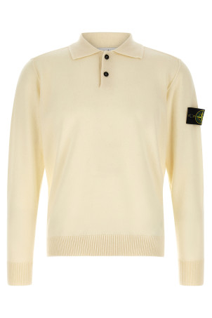  RWS knit polo shirt White