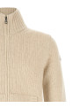 Wool and cashmere cardigan Beige