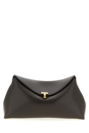 'T-lock' clutch Brown