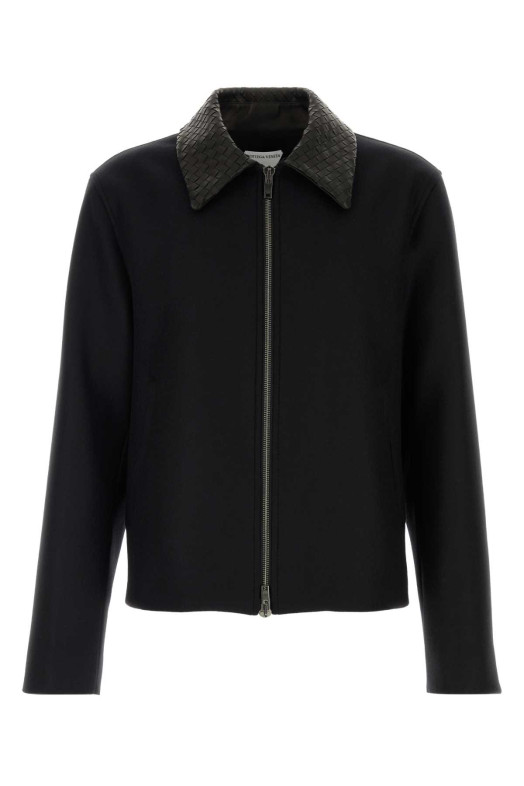 Black wool jacket Black BOTTEGA VENETA (A004I0V6Y60)