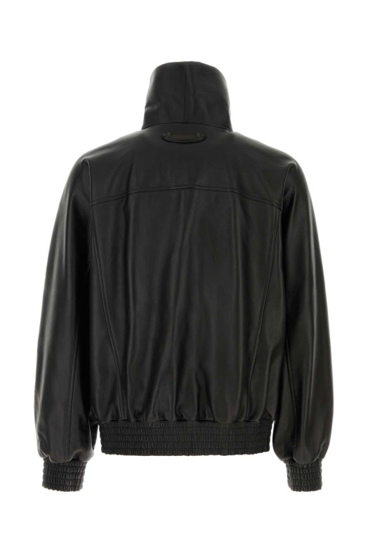 Black leather jacket Black BALENCIAGA (A009GETVS05)