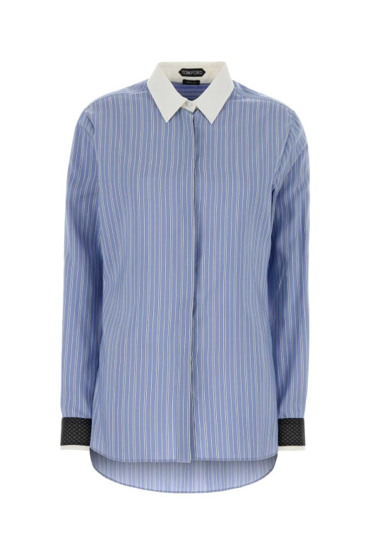 Embroidered silk shirt TOM FORD (CA3404FAX1777)