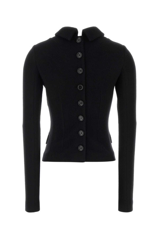 Black wool blazer Black DOLCE & GABBANA (F27LPTHU2BB)
