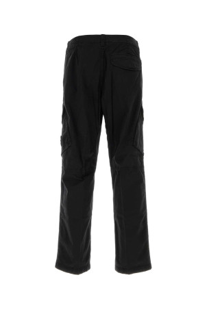Black stretch cotton cargo pant Black STONE ISLAND (L2S153100003S0A10)