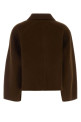 Chocolate wool blend Gyoda overshirt SOEUR (MAN0356GYODA)