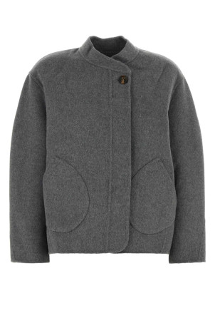 Grey wool blend Windsor jacket SOEUR (MAN1312WINDSOR)