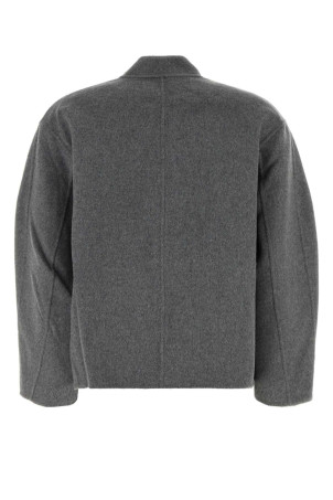 Grey wool blend Windsor jacket SOEUR (MAN1312WINDSOR)