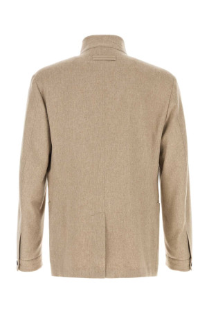 Beige cashmere blazer ZEGNA (R469C84A41VHKQ0)