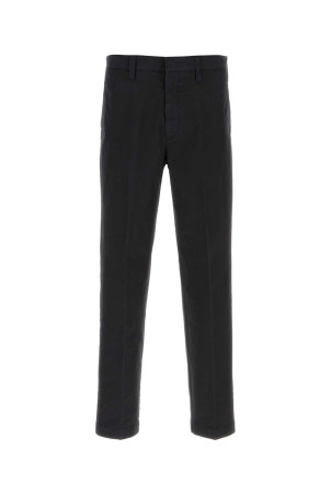 Midnight blue cotton pant Blue PRADA (SPH571SOOO6356)