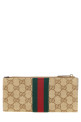 'Web' long wallet Beige