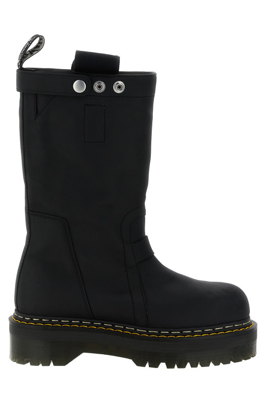 Ботинки «Quad Sole Pull On» Dr. Martens x Rick Owens, черные DW02F1814400109