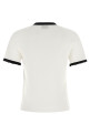 'Gucci Web' print T-shirt with 'Incrocio GG' White