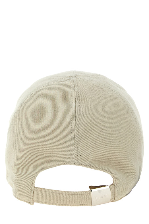 'Gucci Web - Incrocio GG' cap White