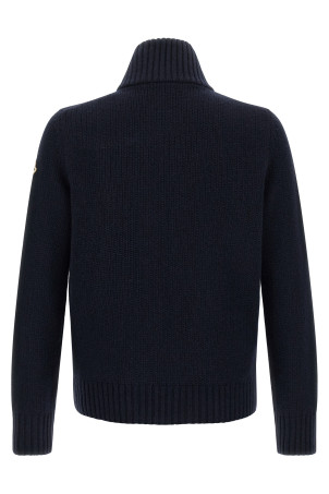 Wool and cashmere cardigan Blue