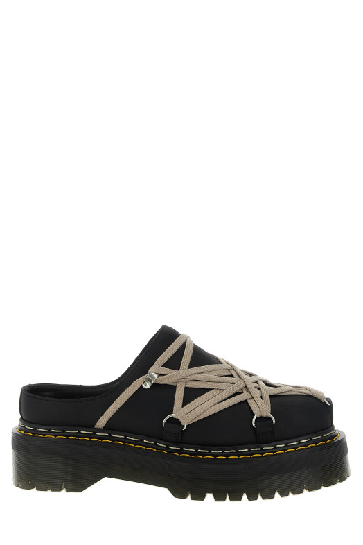 Мюли «QuadSoleMegalace®» Dr. Martens x Rick Owens, черные DM02F1815600109