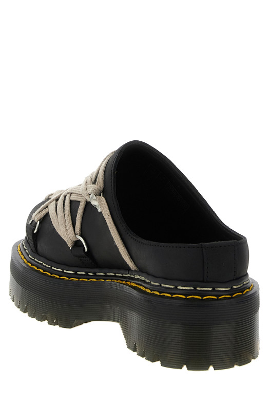 Мюли «QuadSoleMegalace®» Dr. Martens x Rick Owens, черные DM02F1815600109