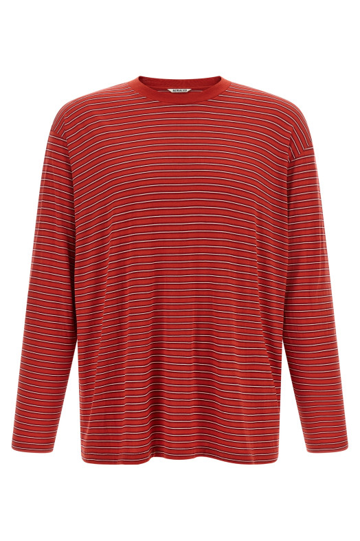 Striped sweater Red