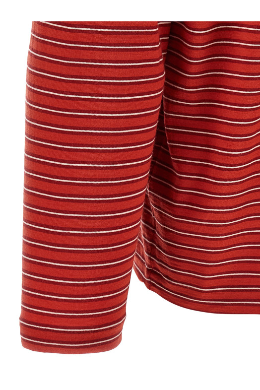 Striped sweater Red
