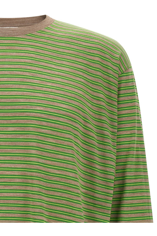 Striped sweater Green