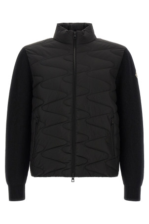 Padded cardigan Black