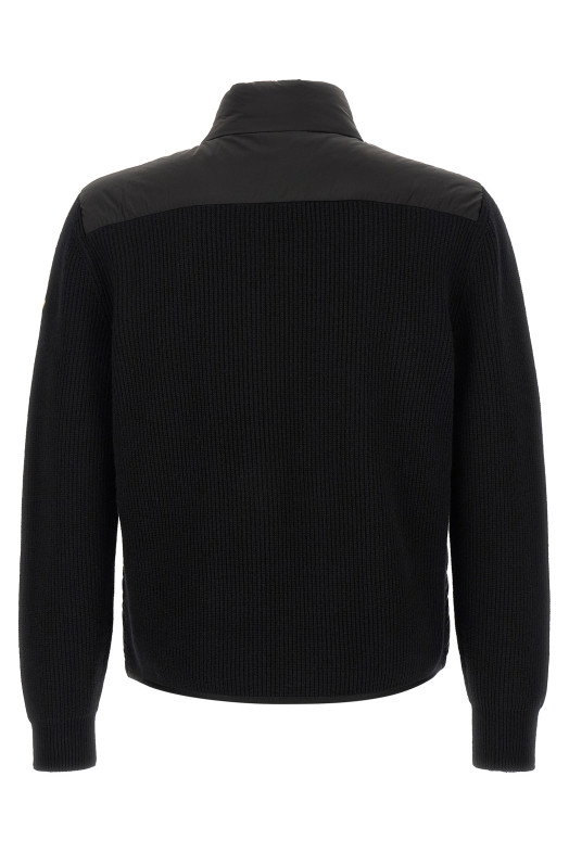 Padded cardigan Black