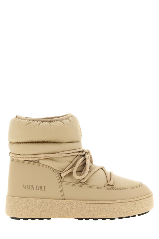 'Ltrack Low Nylon' ankle boots Beige
