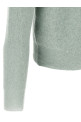 'Baby Suri Alpaca Sheer' polo shirt Green