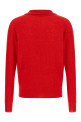 'Baby Suri Alpaca Sheer' polo shirt Red