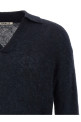 'Baby Suri Alpaca Sheer' polo shirt Blue