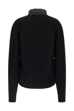 Padded cardigan Black