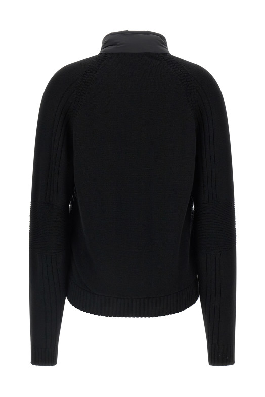 Padded cardigan Black