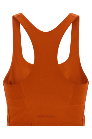 'Training' crop top Adidas x Entire Studios orange