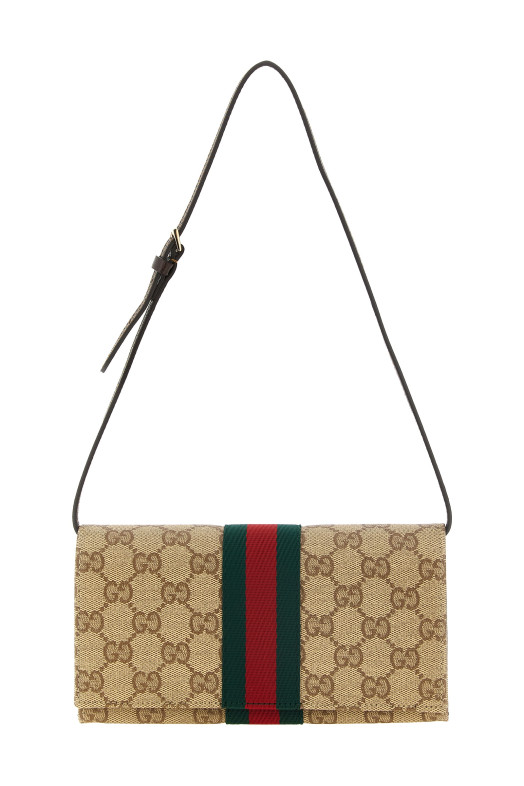 'Web' small pouch Beige