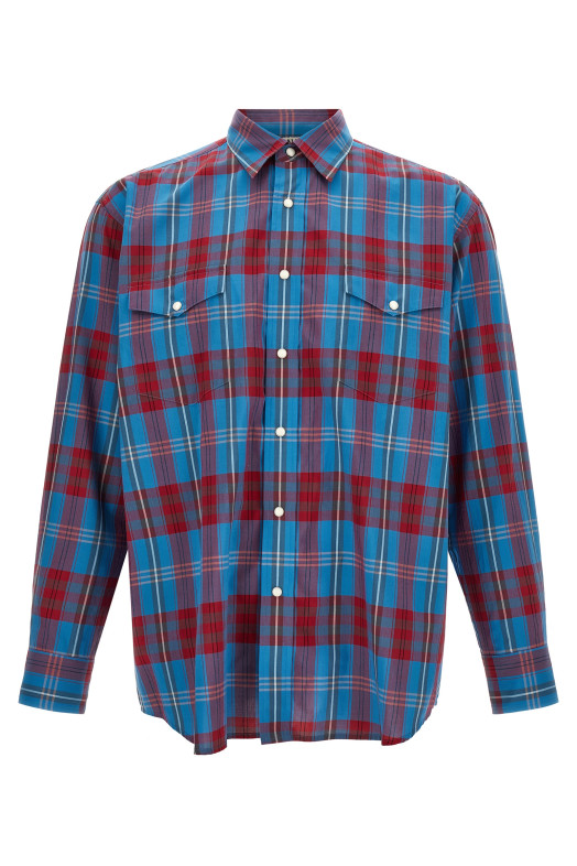 Check shirt Blue