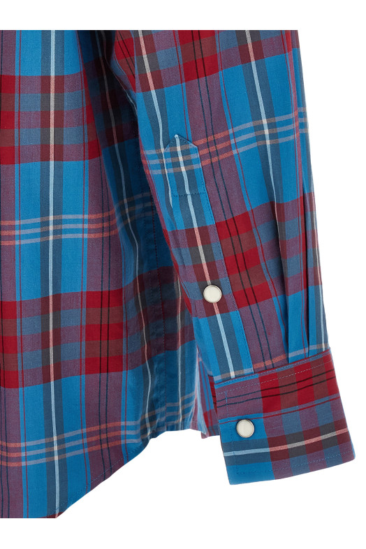 Check shirt Blue